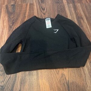 Gymshark Black Long Sleeve Tee